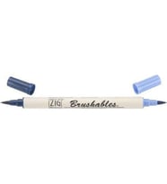 Zig Brushables 2 Renk Tonu Fırça Uçlu Marker Kalem 035 Navy 