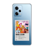 Redmi Note 12 Pro 5G Uyumlu Winx Club Poster Tasarımlı Şeffaf Telefon Kılıfı