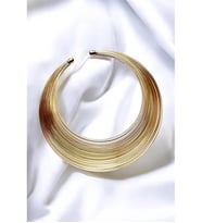 METALİZE CHOKER TEL TASMA KOLYE