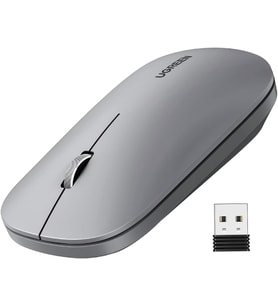 Kablosuz Fare, 2,4 Ghz Usb Bağlantısı, Maks. 4000 Dpi, 18 Ay Pil Ömrü. Pc, Mac, Dizüstü Bilgisayar, Windows 11, 10, 8.1, 7, Macos, Linux Ile Uyumlu (Gri)