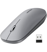 Kablosuz Fare, 2,4 Ghz Usb Bağlantısı, Maks. 4000 Dpi, 18 Ay Pil Ömrü. Pc, Mac, Dizüstü Bilgisayar, Windows 11, 10, 8.1, 7, Macos, Linux Ile Uyumlu (Gri)