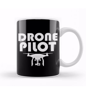 Cute Drone Pilot Funny Drone Lovers Kupa Bardak Porselen