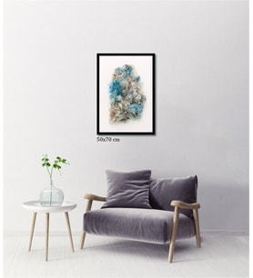 Çerçeveli Doku Efektli Tablo 70x50 cm