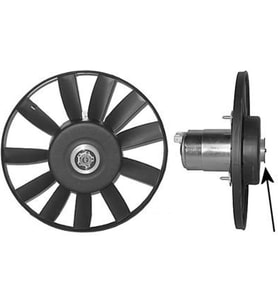 Volkswagen Golf 3 Polo 1996- FAN Motoru Davlumbazsiz 303 MM 3 FIS 11 Kanat 1H0959455J Wisco