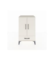 Hyperion Komodin 3 Raflı Tek Çekmeceli 2 Kapaklı 60x44x96 Aytaşı-Aytaşı
