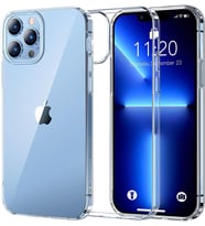 Uyumlu Model Apple iPhone 13 Pro Kılıf Şeffaf Silikon Hibrit Case (Renksiz)