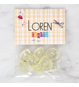 Crafts 8'Li Sarı Düğme - 3067
