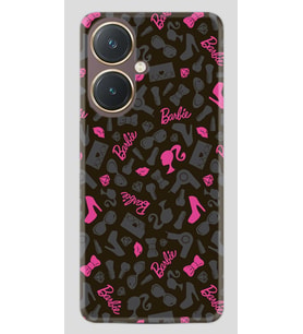 Vivo Y27 Kılıf Desenli Silikon Barbie and Shoes 1413