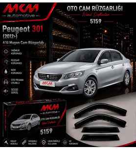 Peugeot 301 (2012>) 4'lü Mugen Cam Rüzgarlığı
