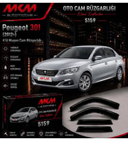 Peugeot 301 (2012>) 4'lü Mugen Cam Rüzgarlığı