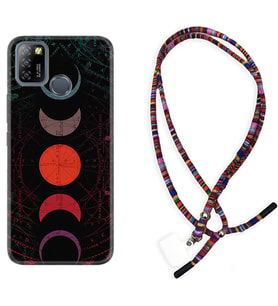 INFINIX Smart 4 5 6 Zero 8 S5 Pro Kılıf Boyun Asklı Rasta Silikon Epiclys 1645