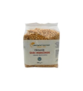 Organik Sarı Mercimek 500 gr MG