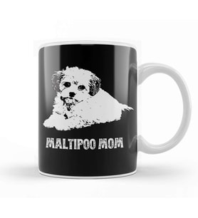 Maltipoo Mom Maltipoo Design Kupa Bardak Porselen