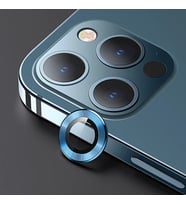 USAMS İphone 12 Pro 3D Metal Çerçeveli Kamera Lens Koruyucu-(5775) - SSSSSS2109-9050