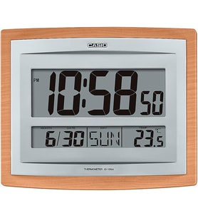 Casio Id-15Sa-5Df Duvar Saati, Gri-Kahve, Standart
