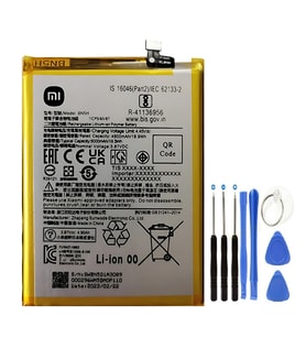 Xiaomi Redmi 11E Pil Batarya BN5H 5000 mAh+Tamir Seti