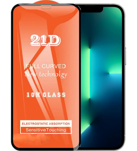 Apple Uyumlu   iPhone 13 Pro Ekran Koruyucu 21d Kırılmaz Cam
