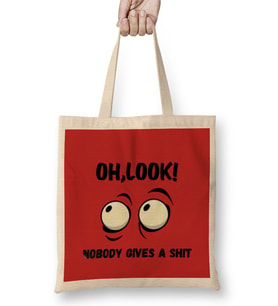 Sarcasm Funny Comment Quotes Gift - Sarcastic Women And Men Humorous Saying Bez Çanta Uzun Saplı