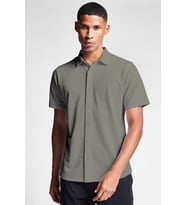 Erkek Kısa Kollu Gömlek 25S-1207-25N (Haki)