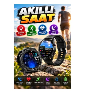 Entegre GPS'li Akıllı Saat – 100'den Fazla Spor Modu ve Aktivite Takibi