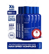 Mavi Sprey 6’lı Set  Saç Kökü Aktivasyon Desteği