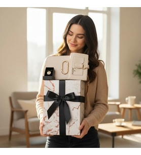 Givenza Özel Premium Kadın Hediye Seti – Çanta & Cüzdan & Takı Kutulu Özel Paket