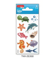 Tanex 7x12mm Deniz Hayvanları Tatoo TNX-26368