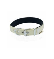 Doggie Softlu Köpek Boyun Tasması 3 cm 42 cm-50 cm Haki