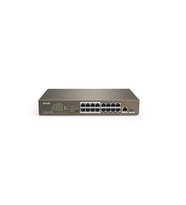 TENDA 16port PoE 150w 10/100 1-SFP Yönetilemez Switch TEF1118P-16-150W