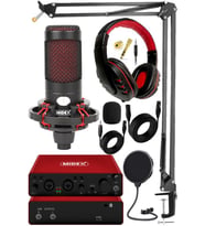 Midex Superior Pack-2 Stüdyo Kayıt Ekipmanları GLX-800 Ses Kartı CXN-30 Stüdyo Mikrofon