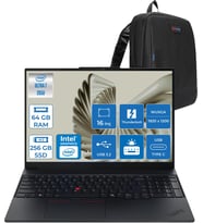 Lenovo Thinkpad E16 Gen 3 Intel Core Ultra 7 265U 64GB Ddr5 256GB SSD Freedos Intel Aı Boost 16 Inç Wuxga (1920 x 1200) IPS 300NITS Taşınabilir Bilgisayar 21SR0076TXF26 + Zetta Çanta