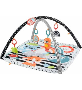 Fisher Price Neşeli Hayvanlar 3'Ü 1 Arada Jimnastik Merkezi (Krem)
