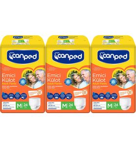 Canped Emici Külot Hasta Yetişkin Bezi M - Orta - Medium 72 Adet (3PK*24)