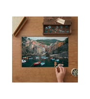 Italya. Cinque Terre Marina -Manzara Tasarımı 240 parça Ahşap Puzzle Ahşap Kutuda MP01585