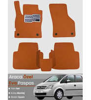 OPEL MERİVA A (2003-2010) Uyumlu EVA Paspas Tam Set–Araca Özel,Oto Paspas,Kolay Montaj