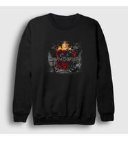 Presmono Unisex Siyah Crow Dream Theater Sweatshirt 143618tt