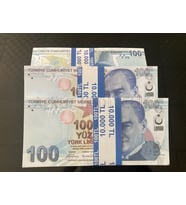 YENİ 300 ADET 100 TL GEÇERSİZ EĞLENCE OYUN ŞAKA  DÜĞÜN PARASI