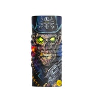 Motobir Baf-Bandana Şapkalı Yeşil Göz Kovboy Kuru Kafa (Renksiz)
