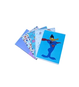 PP Kapak A5 40 Yaprak Dikişli Kareli Defter 2 ADET