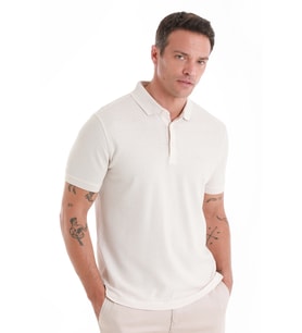 Hatemoğlu Taş Regular Fit Düz Merserize Polo Yaka %100 Pamuk Tişört