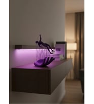 Mor El İnsan Figürü Dekoratif Biblo Minimal Modern Salon Raf Ve Masa Üstü Aksesuar