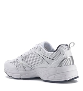 Athens W 4 PR Kadın Günlük Koşu Yürüyüş Sneaker Ayakkabı 4W (Beyaz - Lacivert)