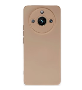 Realme 11 Pro Kılıf Nano İçi Kadife Silikon - Pudra