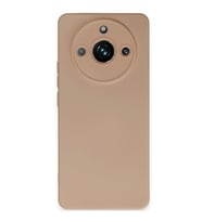 Realme 11 Pro Kılıf Nano İçi Kadife Silikon - Pudra
