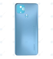 Oppo A15S Arka Pil Kapağı CPH2179 LENS HARİÇTİR (Mavi)