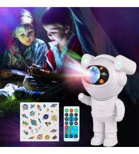 Stickerlı ,Kumandalı ASTRONOT Model Gece Lambası (5343)