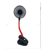 Portatif Işıklı Mini Klipsli Fan
