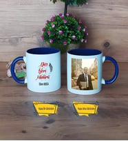 Yazı İşleri Müdürü Kupa Bardak Lacivert Fotoğraflı