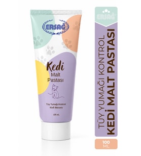 ERSAĞ Tüy Yumağı Kontrolü İçin Kedi Malt Pastası 100 ML