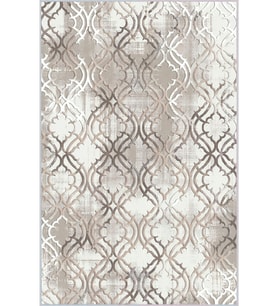 Eliana Home Baskılı, Yıkanabilir Kaymaz Taban Salon Halısı LNA0433 100x150 cm (Kahverengi)